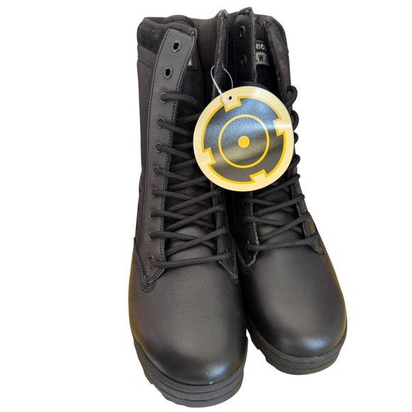 Original S.W.A.T. Classic 9" Tactical Boots Size 10 Black Leather & Cordura Dura - Picture 3 of 11
